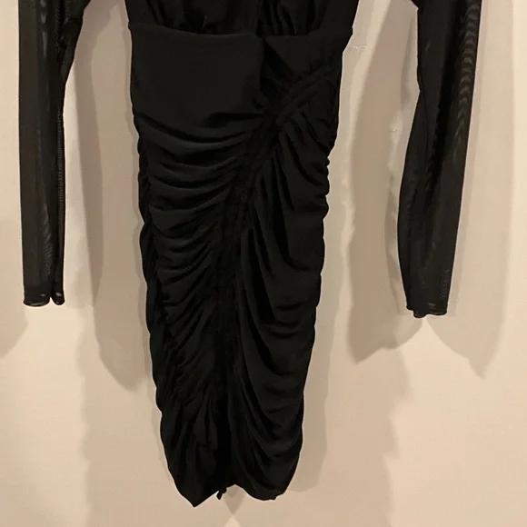 Club L London Black Long Sleeve Dress - Picture 4 of 10